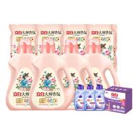 立白 Liby大师香氛洗衣液1kg*4瓶+500g*4袋+至彩80g*3瓶+内衣皂202g bd