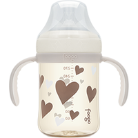 THERMOS 膳魔师 Foogo婴儿PPSU奶瓶小月龄防胀气不易呛新生儿奶瓶宽口径吸管奶瓶带手柄  270ml （带奶嘴）