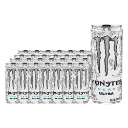 Monster Energy 白魔爪维生素风味饮料330mlx24罐整箱运动无糖能量型饮料