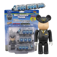 BE@RBRICK 暴力熊 阪神Jet Silver5700特别版100% 潮玩