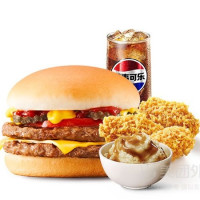 KFC 肯德基 汁汁双层嫩牛堡超值4件套兑换券·1张
