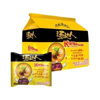 Uni-President统一汤达人 方便面 泡面五合一 袋装 速食美食 组合装 酸酸辣辣豚骨面 130g*5袋