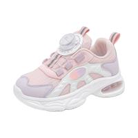 回力童鞋透气儿童跑步鞋2024春季男女童休闲运动鞋休闲鞋 粉紫 29码 内长约18.8cm