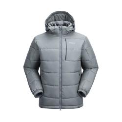 黑冰 男款户外3M新雪丽棉防风防水透湿耐磨保暖活帽棉服F8005MJ 柒