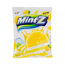 MintZ 印尼清凉水果味糖果休闲零食清新口气 咸柠檬薄荷味软糖 100g