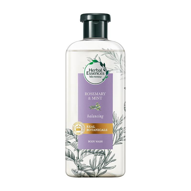 herbal Essences Bio renew 植感哲学 迷迭香薄荷平衡焕活沐浴露  400ml