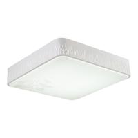 雷士 NVC   Lighting照明LED吸顶灯卧室灯客厅书房灯 荷塘月色系列正方形双色调光24W