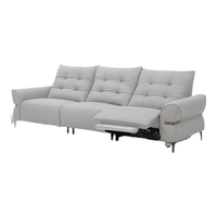 乐至宝LAZBOY真皮沙发客厅电动功能沙发零靠墙复古沙发巴赫683 大熊白-2.77米-大-三人左电动