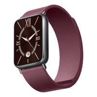 Xiaomi小米（MI）手环9pro黑色+小米快拆科纳皮磁吸腕带 树莓红