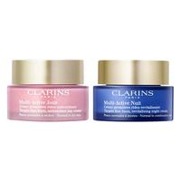 CLARINS 娇韵诗 青春赋活套装 (滋润型日间霜50ml+清爽型晚间霜50ml)