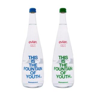  法国evian依云coperni联名高端天然矿泉水750ml*1瓶