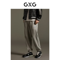 GXG 奥莱  麻灰色针织长裤 麻灰色 165/S