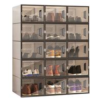 鞋盒收纳盒透明鞋柜抽拉式塑料鞋架抽屉式非鞋子收纳鞋箱