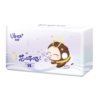 幼蓓（Ubee）芯呼吸系列 拉拉裤 短裤式拉拉裤 尿不湿 柔软亲肤 轻薄透气 乐友 L码 44片*4包