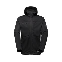 MAMMUT 男式 Ultimate Viii So 连帽夹克, 黑色，八代