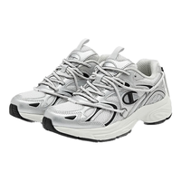 Champion美国冠军2024跑鞋女男 千禧复古跑步运动鞋24SSR04 银色 38