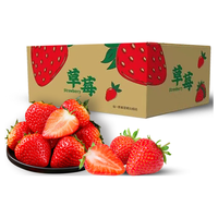鲁禧海岸大凉山草莓 香甜 水果应季新鲜时令水果现摘非丹东99红颜 【精选草莓10-18g】净重2.5斤 【精选草莓15-20g】净重2.5斤