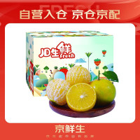 京鲜生 广西皇帝柑/贡柑 净重5斤 单果100g起 生鲜水果彩箱礼盒