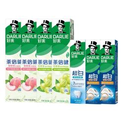 好来 原黑人牙膏初萃茶清新口气果味含氟官方正品男女  果味 440g