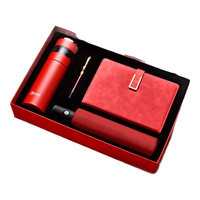 Vanow茶水分离保温杯套装企业 奢华红【不锈钢内胆】礼盒套装