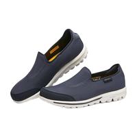 Skechers斯凯奇男鞋一脚蹬轻质透气健步鞋子 216456 NVY海军蓝色 44.5