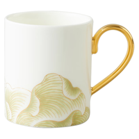 国瓷auratic 夫人瓷盛世玉兰 350ml中式茶杯马克杯 礼盒包装