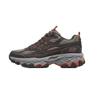 斯凯奇（Skechers）秋冬缓震老爹鞋男舒适防滑运动休闲鞋厚底减震时尚登山鞋 BRN【棕色】 41.5