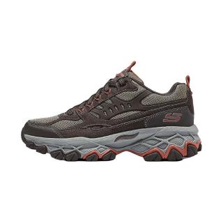 斯凯奇（Skechers）秋冬缓震老爹鞋男舒适防滑运动休闲鞋厚底减震时尚登山鞋 BRN【棕色】 41.5