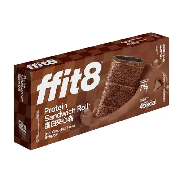 ffit8 燕麦夹心卷 黑巧克力味 20g*6包