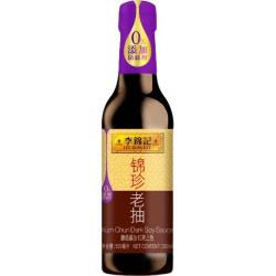 李锦记 调味品组合套装 生抽酱油老抽蚝油豉油香醋香油组合装 鲜味生抽585g+锦珍老抽500ml