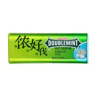 箭牌 DOUBLEMINT 绿箭 无糖薄荷糖果茉莉花茶味约35粒23.8g铁盒装休闲零食便携吃货