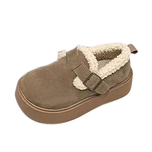 WESTLINK 西遇 软底全包厚底勃肯女鞋