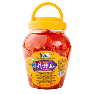 贵三红贵州特产贵三红糟辣椒520g 剁椒鱼头酸辣椒酱农家自制姜蒜剁椒酱