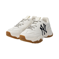 美职棒（MLB）老爹鞋女 休闲运动舒适鞋子复古简约 3ASHBNA3N-50WHS 纽约洋基队/米白色/拍大一码 38 240