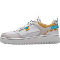 ANTA 安踏 男子运动板鞋 112228081R-4 安踏白/云灰色/黑 43