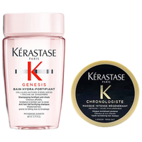 卡诗 KÉRASTASE赋源芯丝沁透洗发水80ml+黑钻钥源发膜75ml