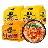 Uni-President统一茄皇方便面泡面番茄鸡蛋面袋装整箱西红柿牛肉面速食面条桶装