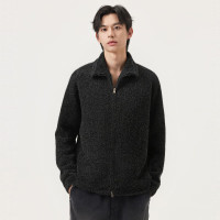 gxgjeans 男装 含羊毛质感面料立领拉链开襟毛衣线衫 25秋新品