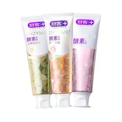 舒客 牙膏美白含氟女士清新120g