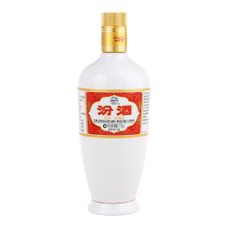 汾酒 陈年老酒 清香型白酒  白瓷瓶 375mL 53度