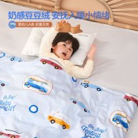 水星家纺 透气安抚毯 甄暖豆豆冬毯