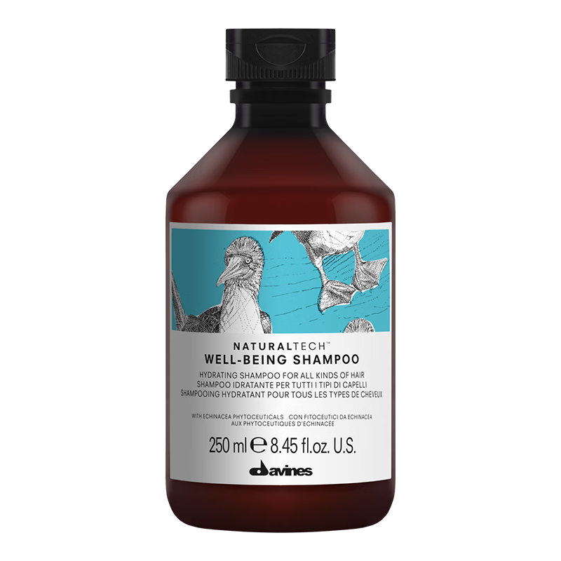  davines/大卫尼斯 润泽润顺滑亮泽 洗发水  250ml*2