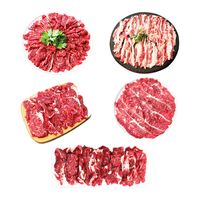 暖男厨房鲜切牛肉潮汕火锅食材套餐 吊龙雪花嫩肉匙仁肥胼 打边炉生鲜 牛肉火锅5件套餐*2份 共