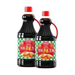 厨邦 特级酿造 生抽酱油1.92kg+1.48kg