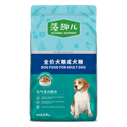 藻趣儿 狗粮 大中小型通用全价肉松犬粮全肉松海苔款 肉松粮|成犬10kg