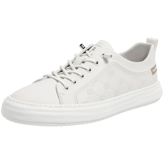 国家补贴：百丽 26新款 真牛皮厚底舒适小白鞋A1128BM3