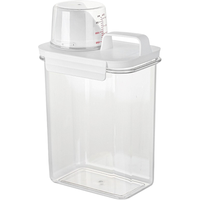 家の物语（KATEI STORY）日本米桶面粉桶五谷杂粮收纳罐防潮防虫密封家用米缸装大米食品级 带量杯大号2300ml