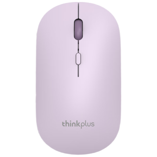 thinkplus 轻音 无线鼠标  紫色