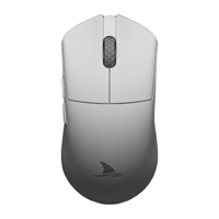 达摩鲨 M3PRO PAW3395传感器 白色 三模无线鼠标