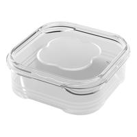 稻草熊冰箱保鲜盒可微波炉加热带盖储物盒冻肉蔬菜水果食品级收纳盒 冰箱保鲜盒350ml【14个装】